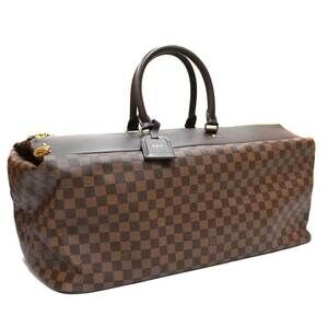 Louis Vuitton Greenwich Damier Ebene Brown Canvas handbag boston bag